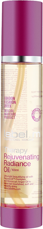 Odmładzający olejek rozświetlający do włosów - Label.m Age-Defying Radiance Oil