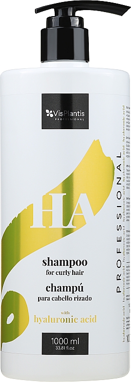 Szampon do włosów kręconych z kwasem hialuronowym - Vis Plantis Shampoo For Curly Hair With Hyaluronic Acid — Zdjęcie N3