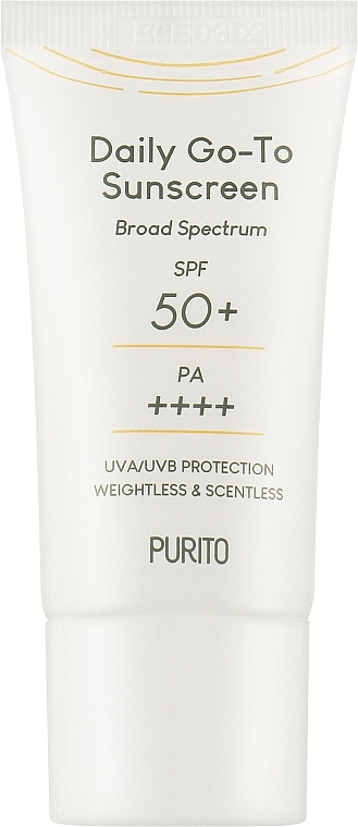 Przeciwsłoneczny krem do twarzy - Purito Daily Go-To Sunscreen Travel Size — Zdjęcie N1