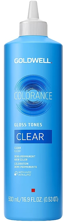 Półtrwała farba w płynie z efektem regeneracji do ekspresowego farbowania - Goldwell Colorance Gloss Tones Clear — Zdjęcie N1