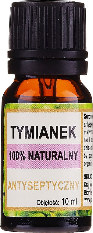 Naturalny olejek tymiankowy - Biomika Thyme Oil — Zdjęcie N1