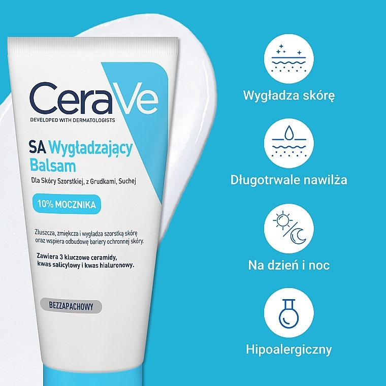 SA Balsam wygładzający - CeraVe Smoothing Cream — Zdjęcie N8