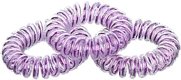 Kup Gumki do włosów Anti Ziep, fioletowe, 3 szt., średnica 5 cm - Titania