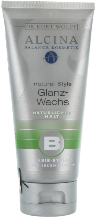 Wosk-nabłyszczacz, naturalne utrwalenie - Alcina Natural Style Glanz-Wachs — Zdjęcie N1