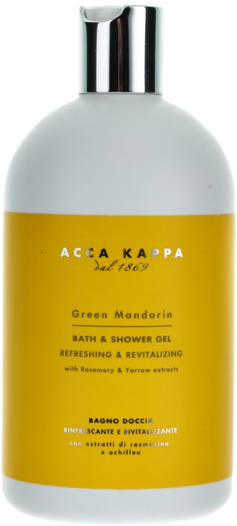 Żel pod prysznic - Acca Kappa Green Mandarin Bath Foam & Shower Gel — Zdjęcie N2