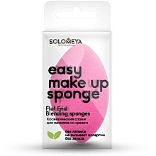 Gąbka kosmetyczna do makijażu - Solomeya Flat End Blending sponges — Zdjęcie N2