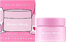 Maska do ust na noc - NCLA Beauty Beauty Sleep Overnight Lip Mask Pink Champagne — Zdjęcie N2