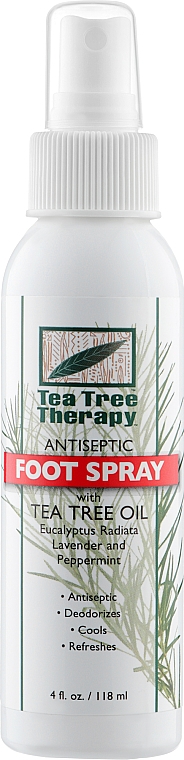 Antyseptyczny spray do stóp z olejem herbacianym - Tea Tree Therapy Antiseptic Foot Spray — Zdjęcie N1