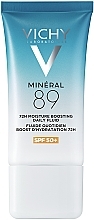 Nawilżający fluid przeciwsłoneczny do twarzy, SPF 50+ - Vichy Mineral 89 72H Moisture Boosting Daily Fluid SPF 50+ — Zdjęcie N1