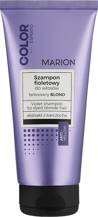 Fioletowy szampon do włosów farbowanych na blond - Marion Color Esperto — Zdjęcie N1
