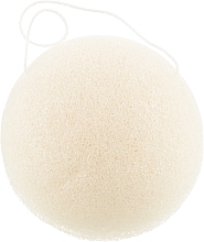 Gąbka do mycia skóry Kraft, biała - Cosmo Shop Konjac Sponge Craft Box — Zdjęcie N1