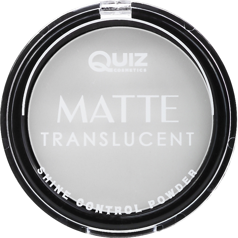 Matujący puder do twarzy - Quiz Cosmetics Matte Translucent Powder — Zdjęcie N2