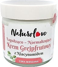 Kup Łagodząco-normalizujący krem grejpfrutowy z niacynamidem - Naturolove