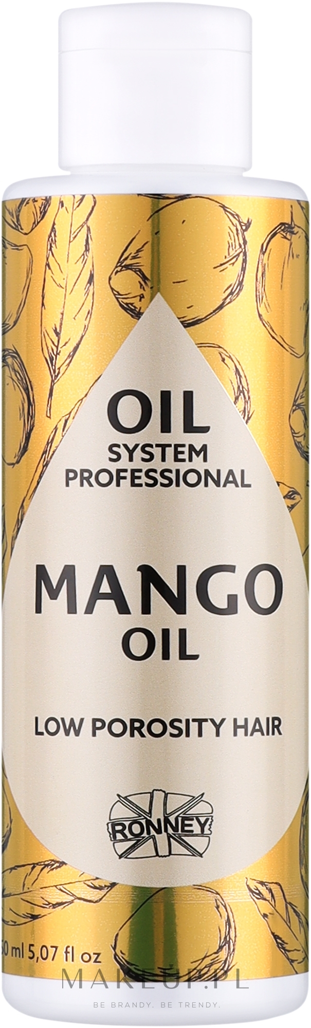 Olejek do włosów niskoporowatych z masłem mango - Ronney Professional Oil System Low Porosity Hair Mango Oil — Zdjęcie 150 ml