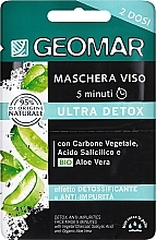 Kup Detokykująca maseczka do twarzy z czarną glinką i bioaloesem - Geomar Detox Face Mask with Black Clay and Organic Aloe Vera
