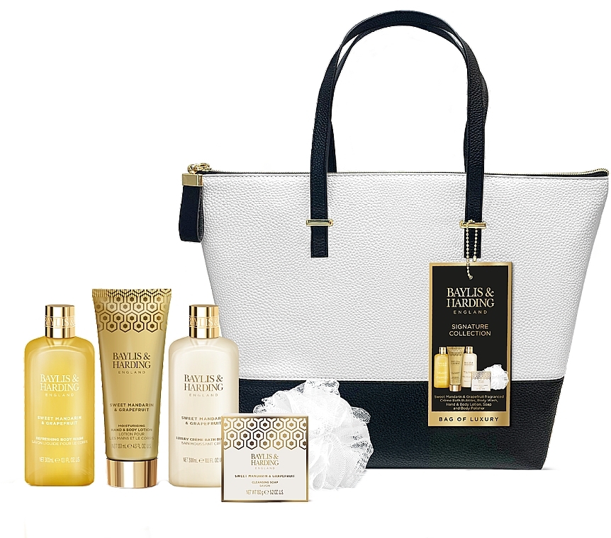 Zestaw, 6 produktów - Baylis & Harding Sweet Mandarin & Grapefruit Indulgent Bag of Luxury Gift Set — Zdjęcie N1