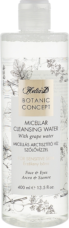 Woda micelarna z wodą winogronową - Helia-D Botanic Concept Micellar Water — Zdjęcie N2