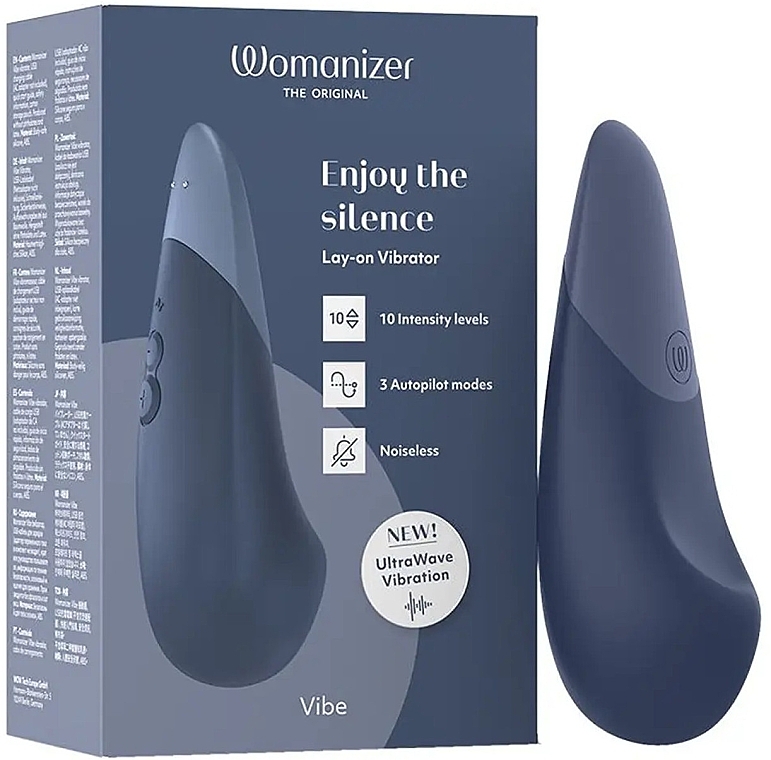 Wibrator łechtaczki - Womanizer Vibe Dark Blue — Zdjęcie N1