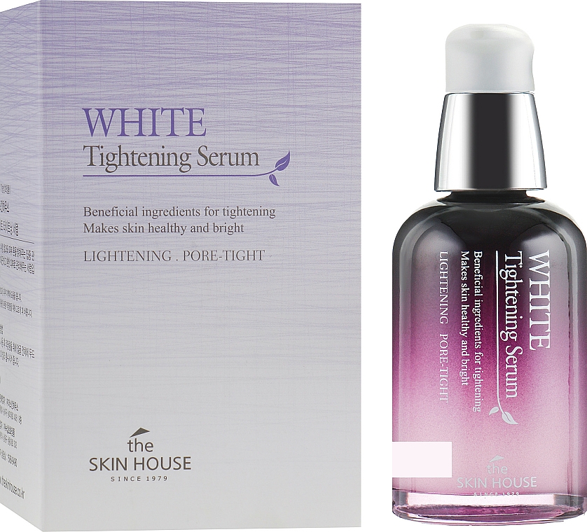 Rozświetlające serum do twarzy zwężające pory - The Skin House White Tightening Serum  — Zdjęcie N1