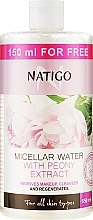 Nawilżająca woda micelarna z ekstraktem z piwonii - Natigo — Zdjęcie N3