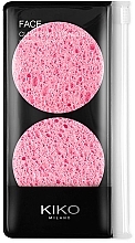 Gąbki celulozowe do oczyszczania skóry - Kiko Milano Cleansing Sponges — Zdjęcie N1