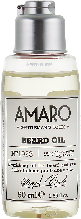 Olejek do brody - FarmaVita Amaro Beard Oil — Zdjęcie N1