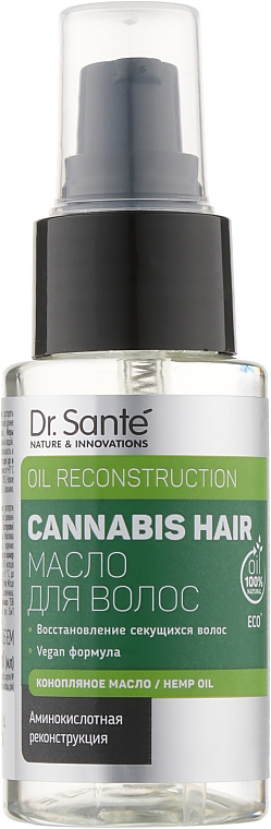 Olejek do włosów - Dr Sante Cannabis Hair Oil