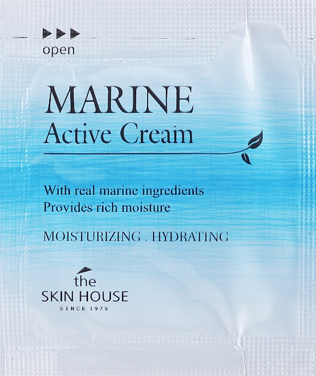 Krem nawilżający z ceramidami - The Skin House Marine Active Cream (próbka)	 — Zdjęcie N1