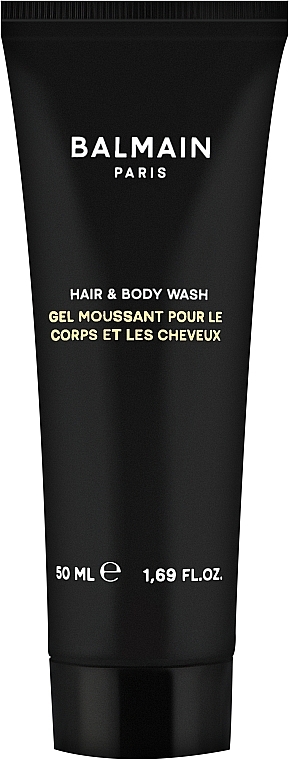 Żel pod prysznic i do włosów - Balmain Paris Hair Couture Homme Hair Body Wash Travel Size — Zdjęcie N1