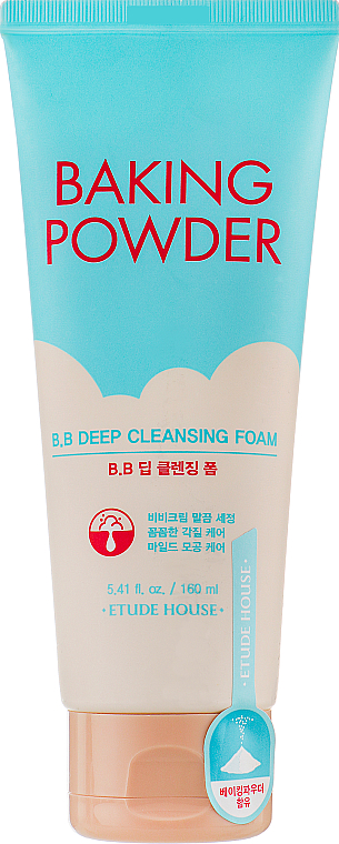 Głęboko oczyszczająca pianka do mycia twarzy - Etude Baking Powder BB Deep Cleansing Foam