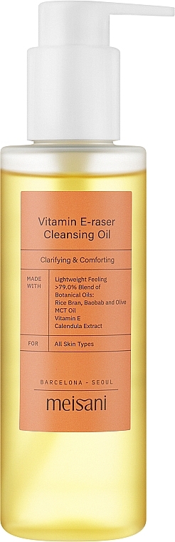 Oczyszczający olejek do twarzy z witaminą E - Meisani Vitamin E-Raser Cleansing Oil — Zdjęcie N1