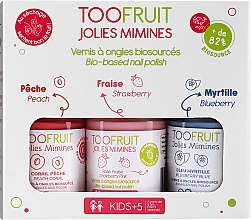Kup Zestaw - Toofruit Jolies Mimines Set (nail/polish/ 3*10ml)