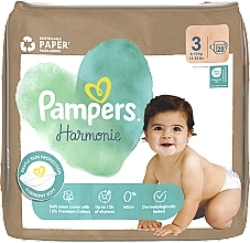 Pieluchy Harmonie, rozmiar 3, 6-10 kg, 28 sztuk - Pampers  — Zdjęcie N2