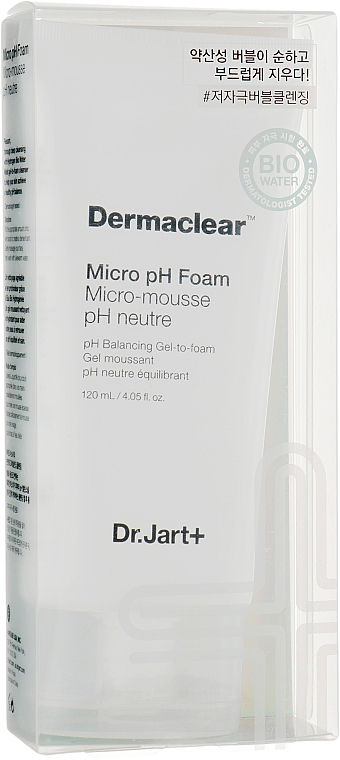 Głęboko oczyszczający pieniący się żel myjący pH 5,5 - Dr. Jart+ Dermaclear Foam — Zdjęcie N1