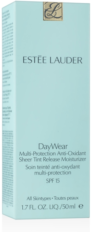 Nawilżający krem przeciwstarzeniowy do twarzy - Estée Lauder DayWear Sheer Tint Release Advanced Multi-Protection Anti-Oxidant Moisturizer SPF 15 — Zdjęcie N4