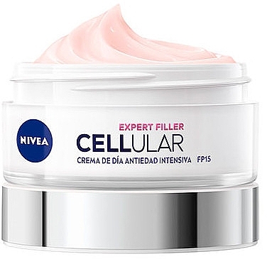 Intensywnie odmładzający krem do twarzy na dzień SPF15 - NIVEA Expert Filler Cellular Intensive Anti-Aging Day Cream SPF15 — Zdjęcie N2