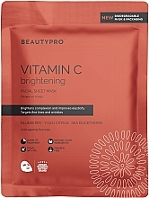 Kup Rozjaśniająca maska kolagenowa z witaminą C - BeautyPro Collagen Mask Brightening Vitamin C