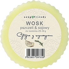 Kup Wosk pszczeli i sojowy do kominka Cytryna i rozmaryn - Soap&Friends Wox Lemon With Rosemary