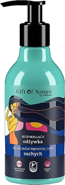 Regenerująca odżywka do włosów suchych - Vis Plantis Gift of Nature