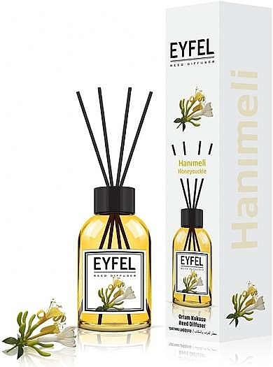 Dyfuzor zapachowy Wiciokrzew - Eyfel Perfume Reed Diffuser Honeysuckle — Zdjęcie N1