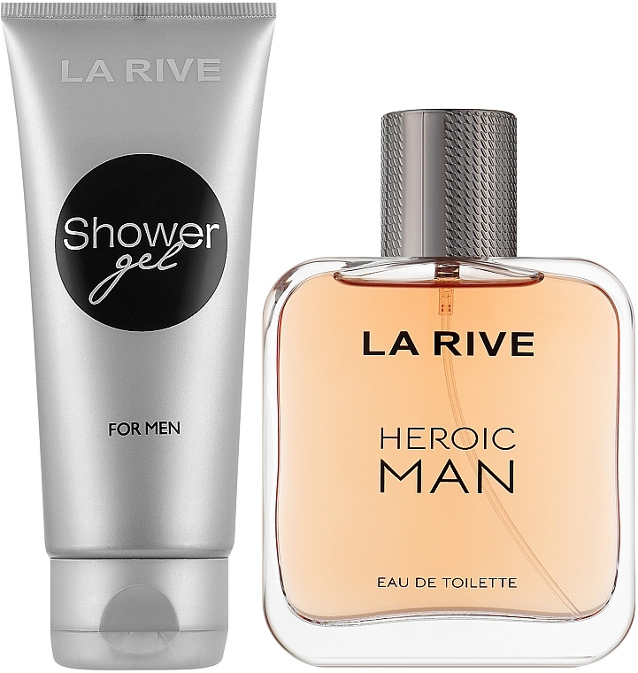 La Rive Heroic Man - Zestaw (edt 100 ml + sh/gel 100 ml) — Zdjęcie N2