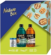 Kup Zestaw - Nature Box For Men (shmp/2x385ml + h/paste/100ml)