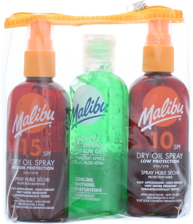 Zestaw do opalania - Malibu (2 x b/oil 100 ml + b/gel 100 ml) — Zdjęcie N1