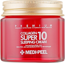 Przeciwzmarszczkowy krem do twarzy na noc z kolagenem - MEDIPEEL Collagen Super10 Sleeping Cream — Zdjęcie N2