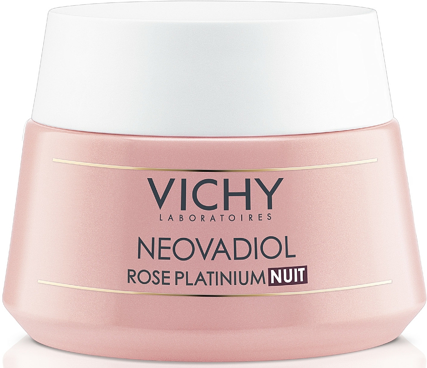 Rewitalizujący krem na noc dla skóry dojrzałej - Vichy Neovadiol Rose Platinum Night Cream — Zdjęcie N1