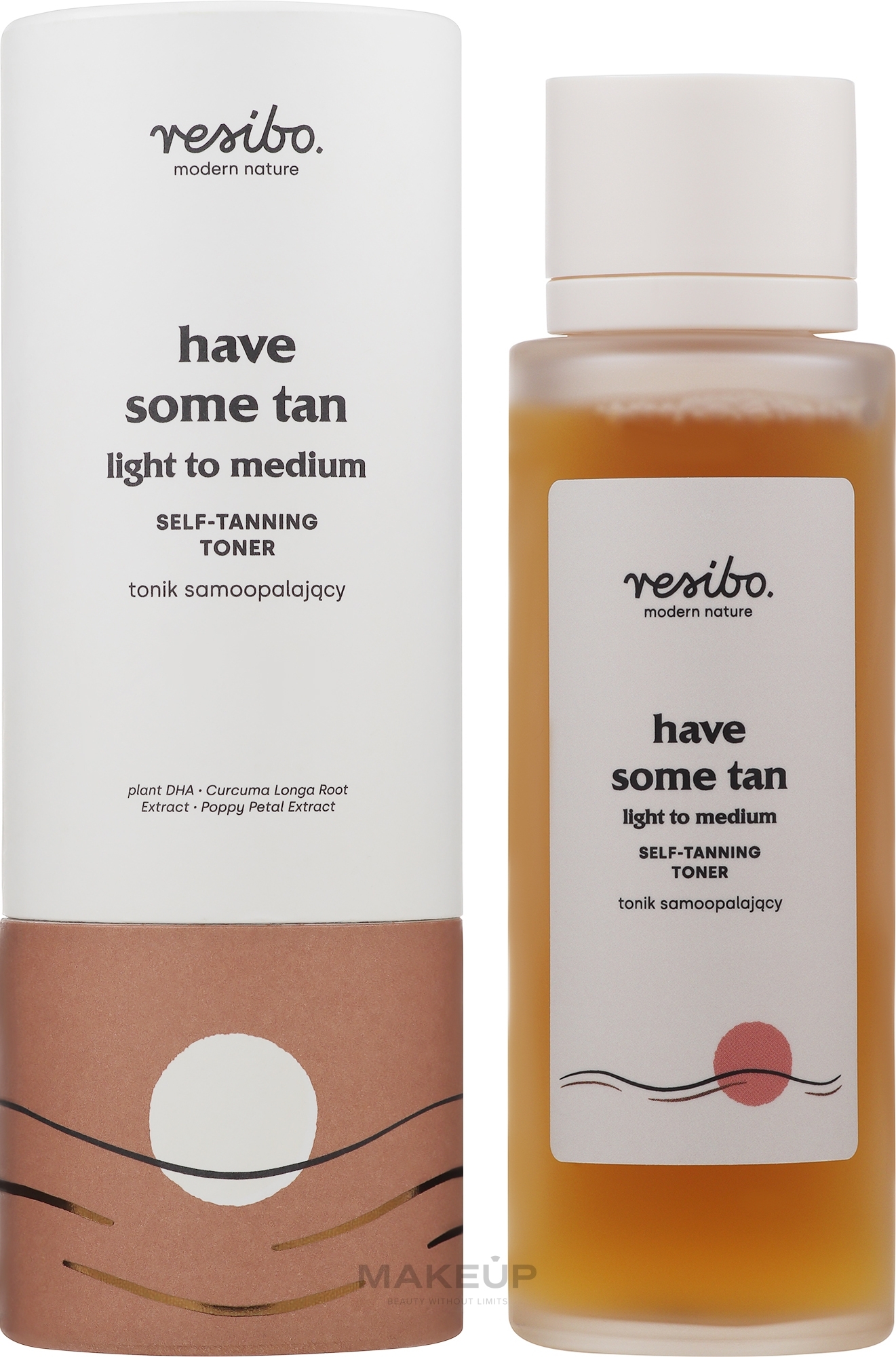 Naturalny tonik samoopalający do twarzy - Resibo Have Some Tan! Natural Self-Tanning Toner — Zdjęcie 100 ml