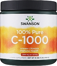 Suplement diety z witaminą C w proszku - Swanson Vitamin C Powder 100% Pure  — Zdjęcie N1