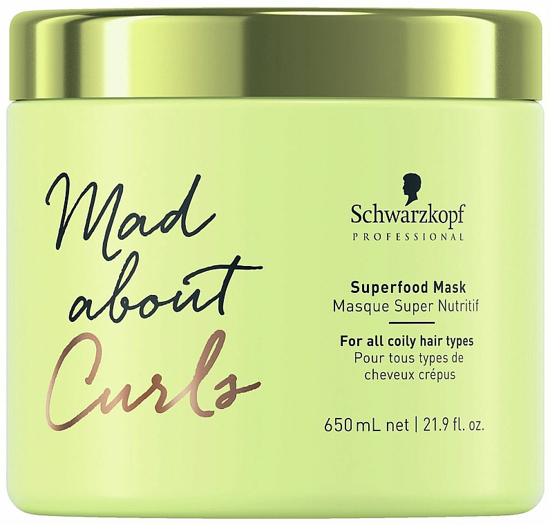 Odżywcza maska do włosów kręconych - Schwarzkopf Professional Mad About Curls Superfood Mask — Zdjęcie N2
