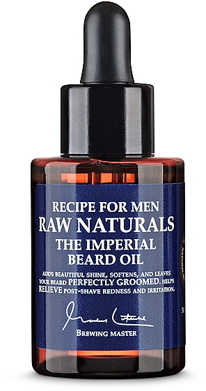 Zmiękczający olejek do brody - Recipe For Men RAW Naturals The Imperial Beard Oil — Zdjęcie N1