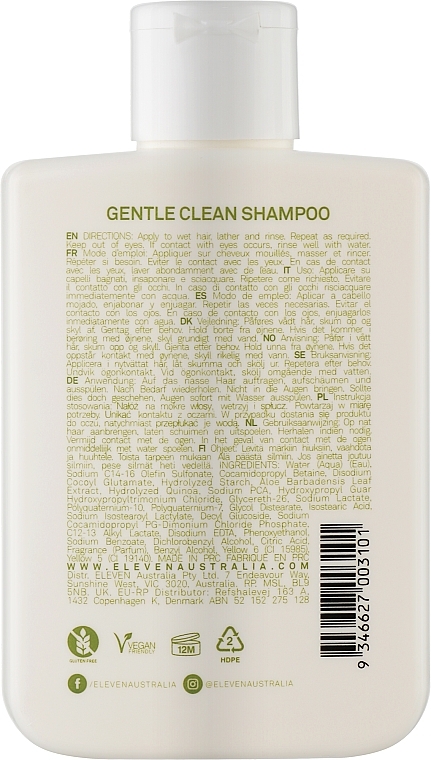 Łagodny szampon oczyszczający - Eleven Gentle Clean Shampoo — Zdjęcie N2